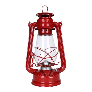 Lampă cu gaz lampant LANTERN 31 cm roșu Brilagi