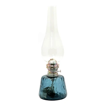 Lampă cu gaz lampant POLY 38 cm albastru