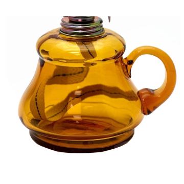 Lampă cu gaz lampant TEREZA 34 cm amber