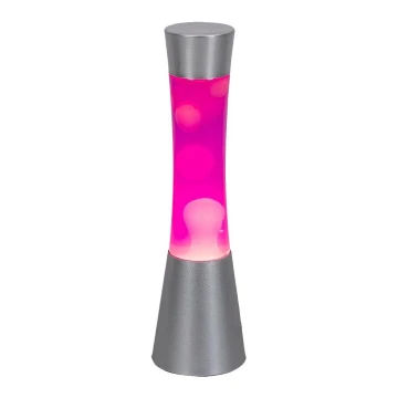 Lampă cu lavă MINKA 1xGY6,35/20W/230V roz Rabalux