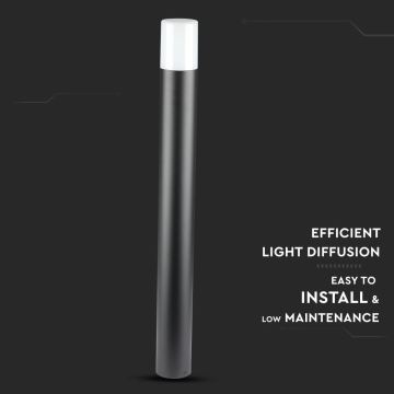Lampă de exterior 1xGU10/35W/230V IP54 80 cm negru