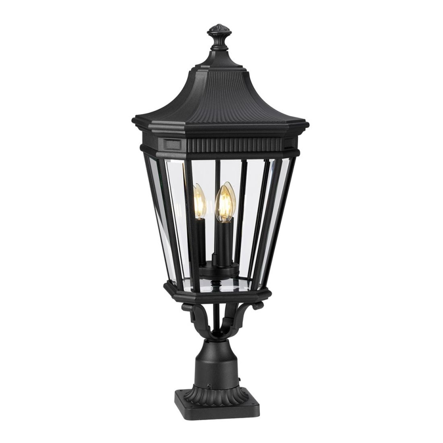 Lampă de exterior COTSWOLD LANE 3xE14/60W/230V IP44 neagră Feiss