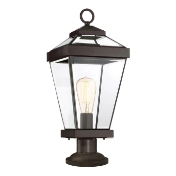 Lampă de exterior RAVINE 1xE27/60W/230V IP44 neagră Quoizel