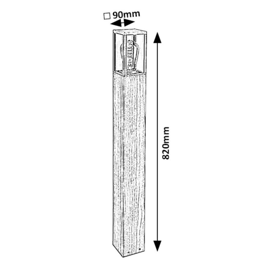 Lampă de exterior 1xE27/60W/230V IP44 Rabalux