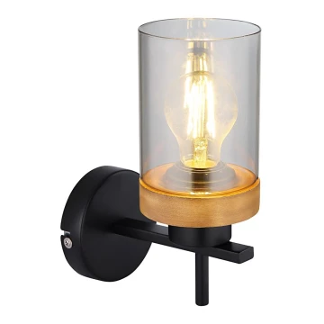 Lampă de masă 1xE27/40W/230V metal/lemn Globo