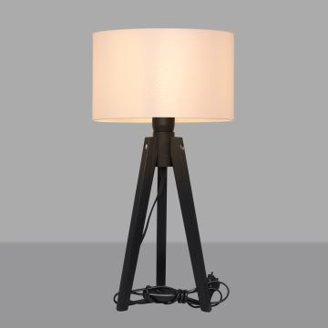 Lampă de masă ALBA 1xE27/60W/230V alb/pin
