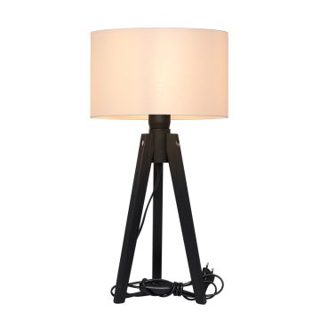 Lampă de masă ALBA 1xE27/60W/230V alb/pin