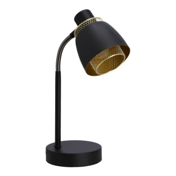 Lampă de masă ALEKSANDRIA 1xE14/40W/230V negru/auriu