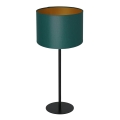 Lampă de masă ARDEN 1xE27/60W/230V d. 25 cm verde/auriu