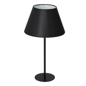 Lampă de masă ARDEN 1xE27/60W/230V d. 30 cm neagră/albă