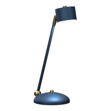 Lampă de masă ARENA 1xGX53/11W/230V albastră/aurie