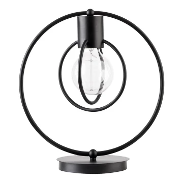 Lampă de masă AURA 1xE27/60W/230V negru