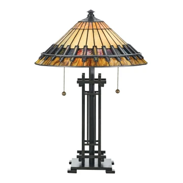 Lampă de masă CHASTAIN 2xE27/60W/230V Elstead QZ-CHASTAIN-TL