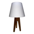 Lampă de masă CONE 1xE27/60W/230V alb stejar