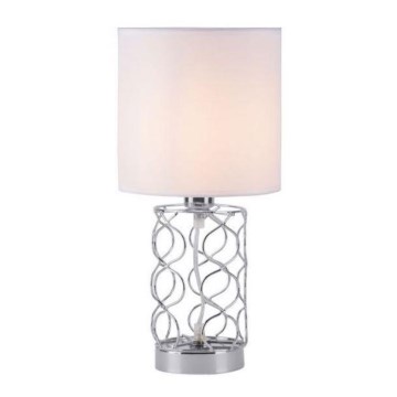 Lampă de masă DEVA 1xE14/40W/230V crom mat Leuchten Direkt 14615-55