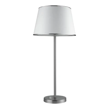 Lampă de masă IBIS 1xE14/40W/230V albă/crom mat