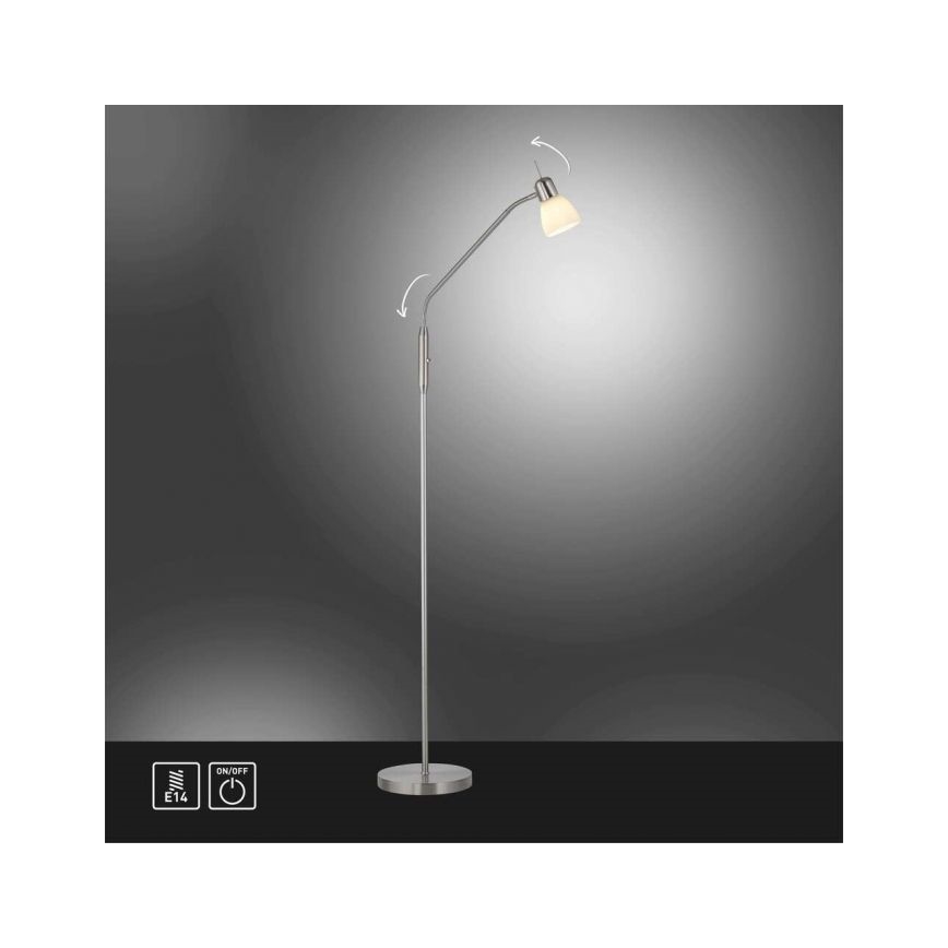 Lampă de masă JUST LIGHT. 11956-55 KARO 1xE14/40W/230V crom