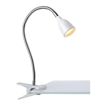 Lampă de masă LED cu clemă Markslöjd 106091 TULIP LED/3W/230V albă