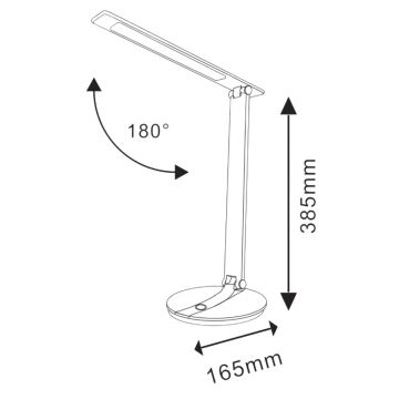 Lampă de masă LED dimabilă SERRA LED/8W/230V albă