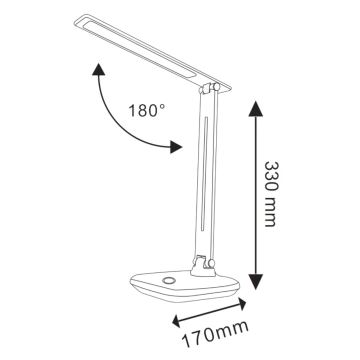 Lampă de masă LED dimabilă VINTO LED/8W/230V albă