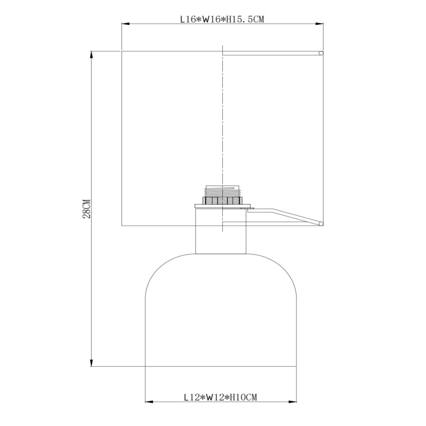 Lampă de masă Lucide 10516/01/38 WOOLLY 1xE14/40W/230V crem