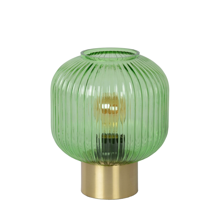 Lampă de masă Lucide 45586/20/33 MALOTO 1xE27/40W/230V verde/auriu