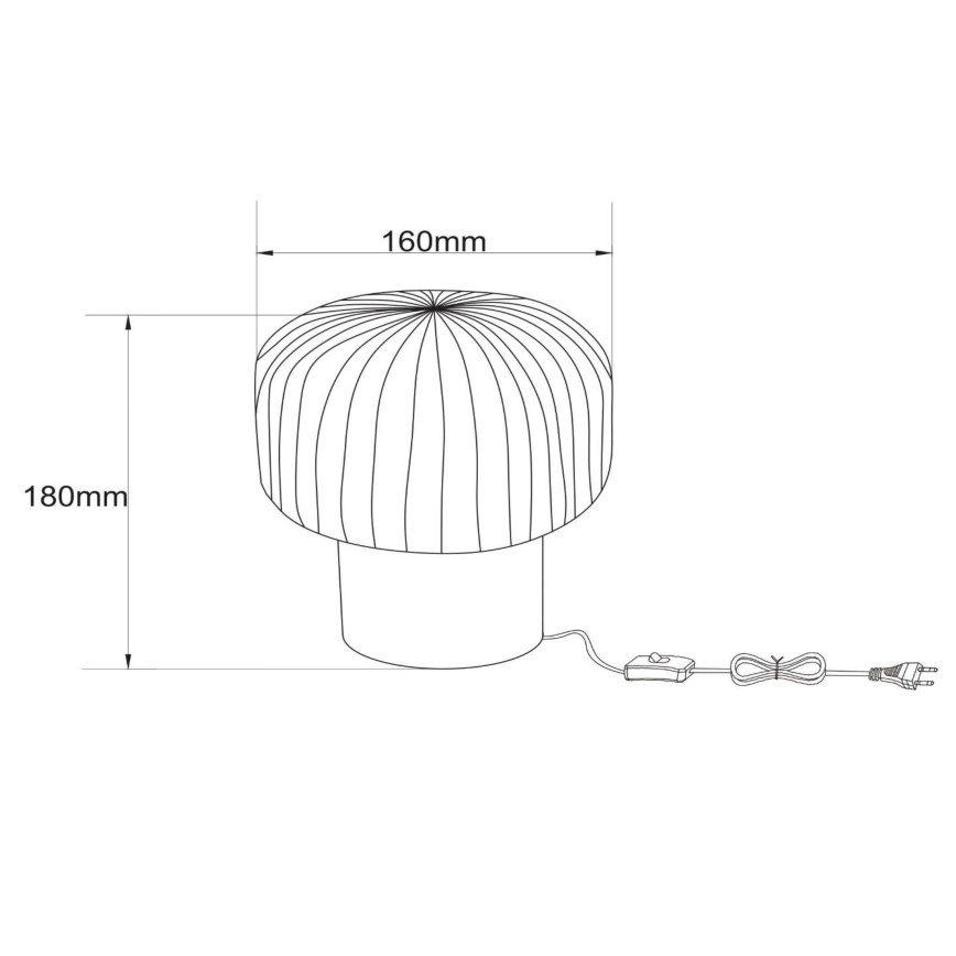 Lampă de masă Lucide 78595/01/02 JANY 1xE14/25W/230V auriu