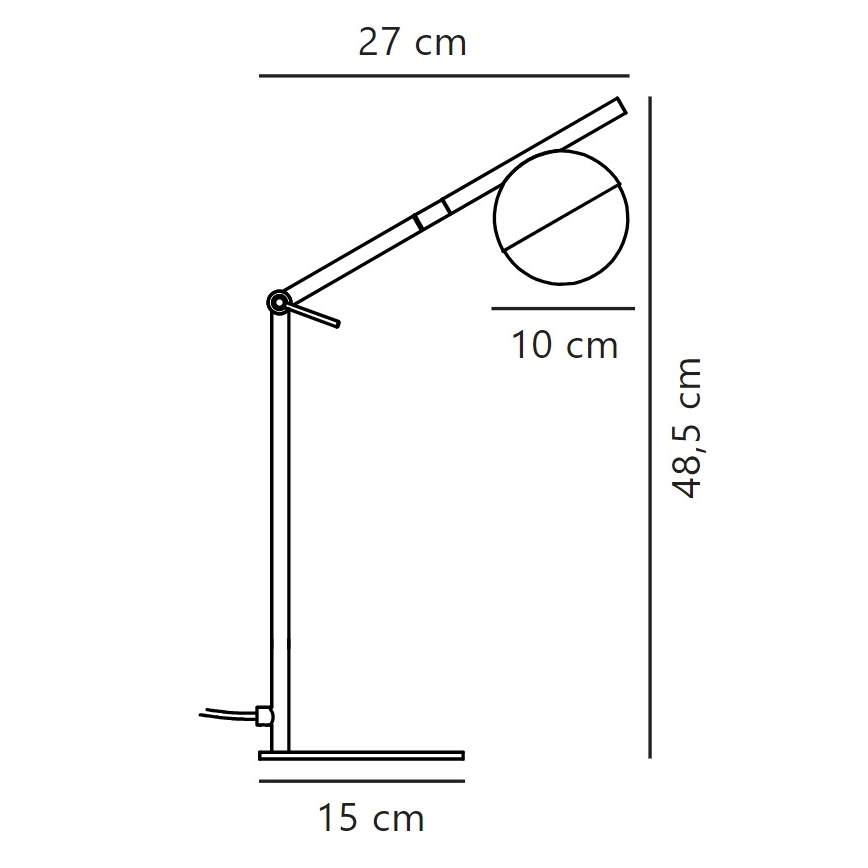 Lampă de masă Nordlux CONTINA 1xG9/5W/230V auriu