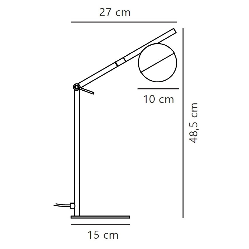 Lampă de masă Nordlux CONTINA 1xG9/5W/230V negru