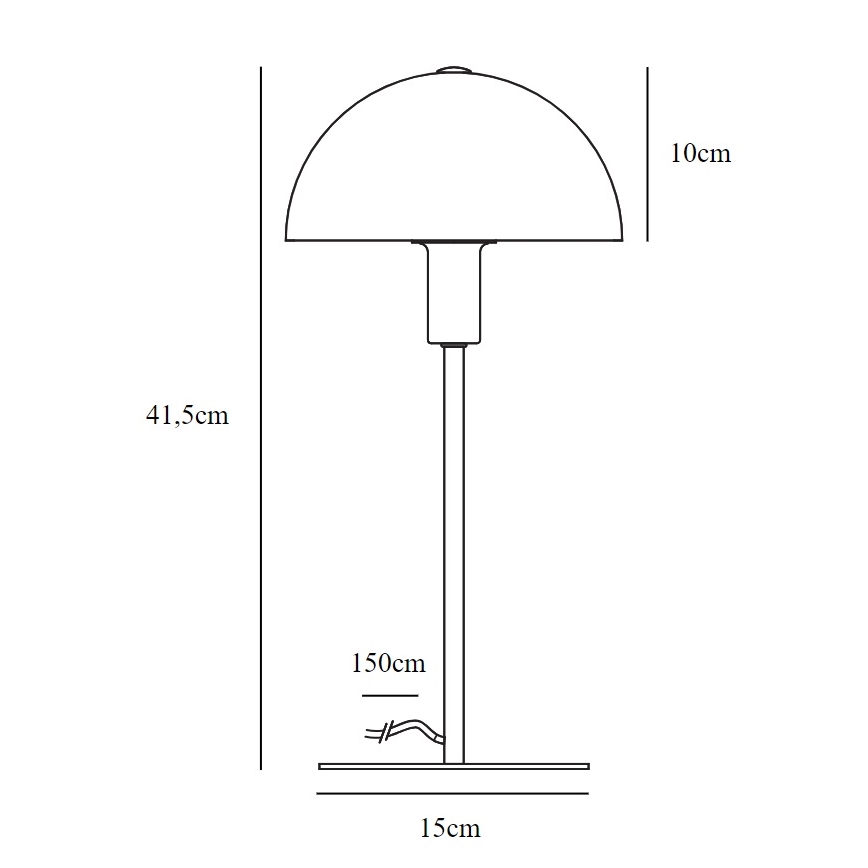 Lampă de masă Nordlux ELLEN 1xE14/40W/230V auriu/alb