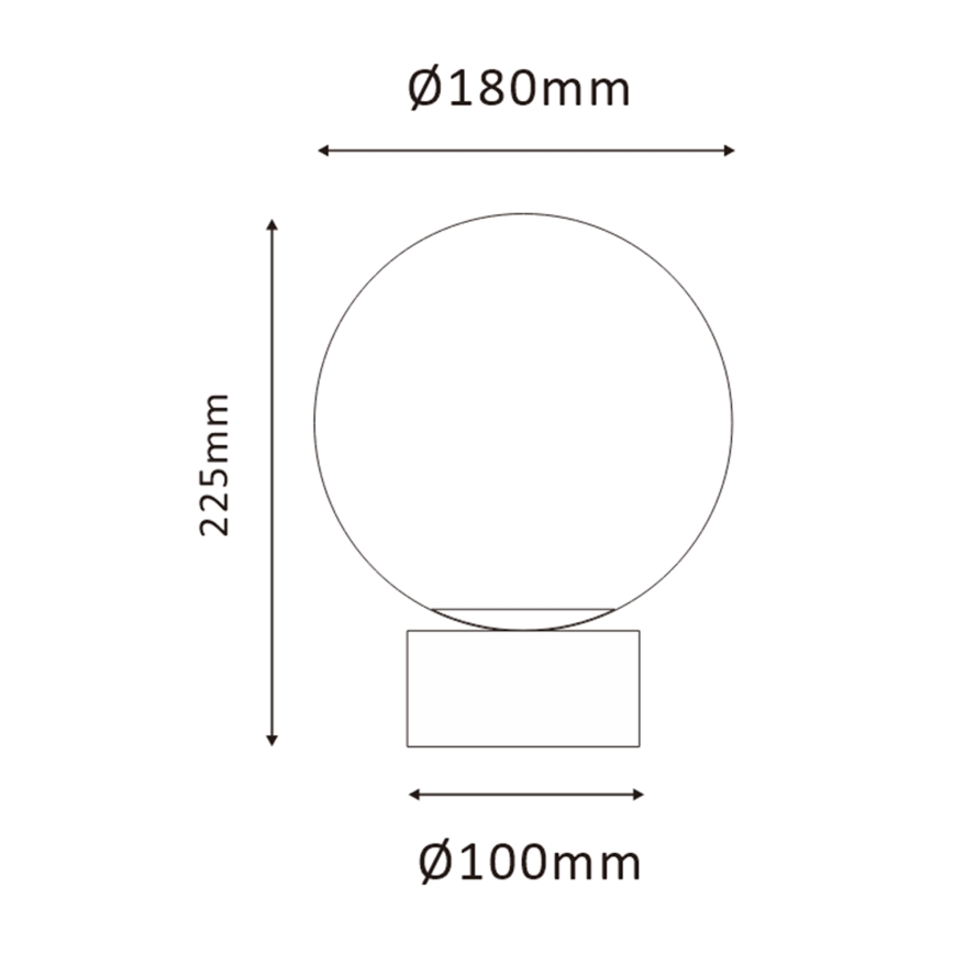 Lampă de masă ONLI JANET 1xE14/6W/230V d. 20 cm