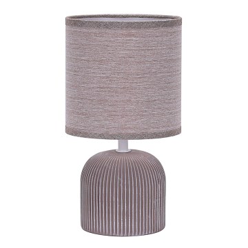 Lampă de masă ONLI SHELLY 1xE27/22W/230V maro 28 cm
