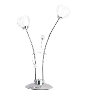 Lampă de masă ONLI WENDY 2xE14/6W/230V 60 cm crom lucios