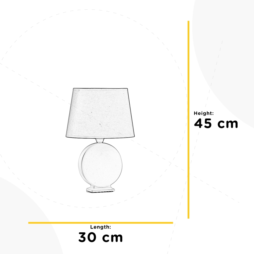 Lampă de masă ONLI ZEN 1xE27/22W/230V 46 cm