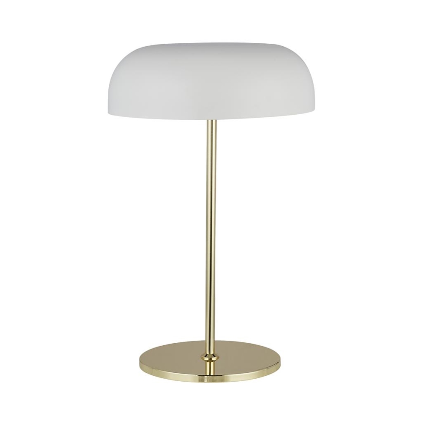 Lampă de masă Searchlight HANOVER 2xE14/40W/230V alb/auriu