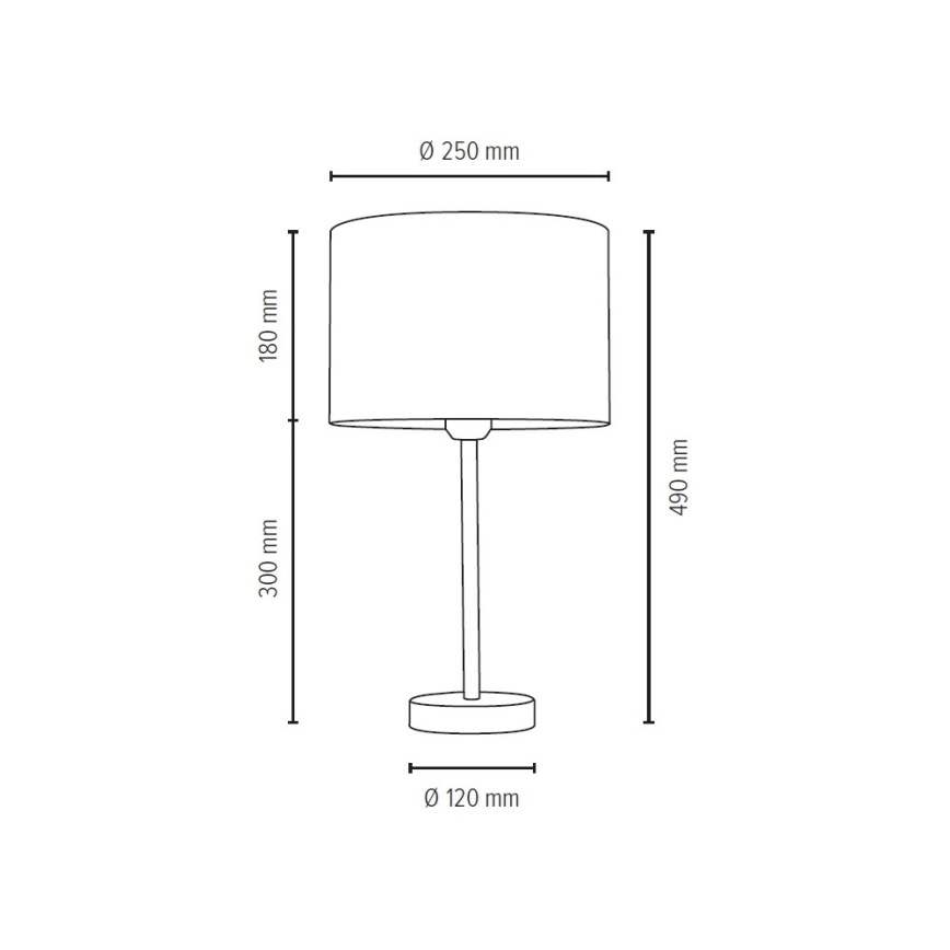 Lampă de masă SCARLETT 1xE27/40W/230V