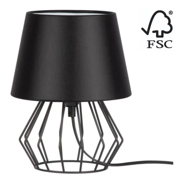 Lampă de masă Spot-Light MANGOO 1xE27/40W/230V negru– certificat FSC