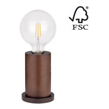 Lampă de masă TASSE 1xE27/25W/230V fag – certificat FSC