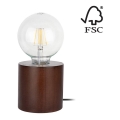 Lampă de masă TRONGO ROUND 1xE27/25W/230V fag – certificat FSC