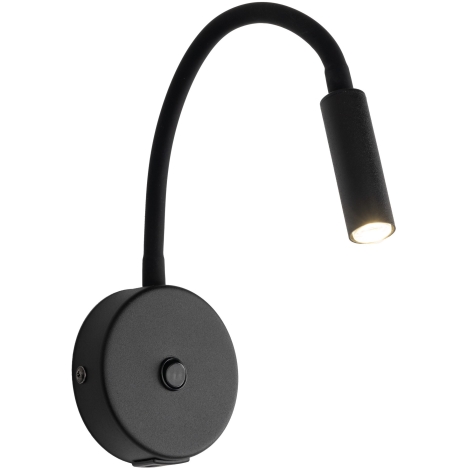 Lampă de perete cu port USB LAGOS 1xG9/6W/5V negru