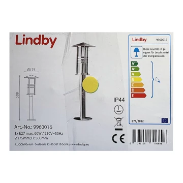 Lampă de perete ERINA 1xE27/60W/230V IP44 Lindby