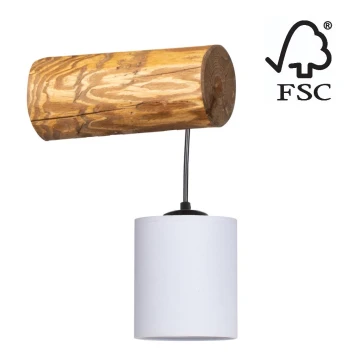 Lampă de perete FORESTA 1xE27/25W/230V pin – certificat FSC