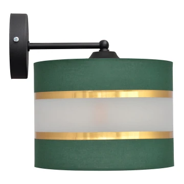 Lampă de perete HELEN 1xE27/60W/230V verde/auriu