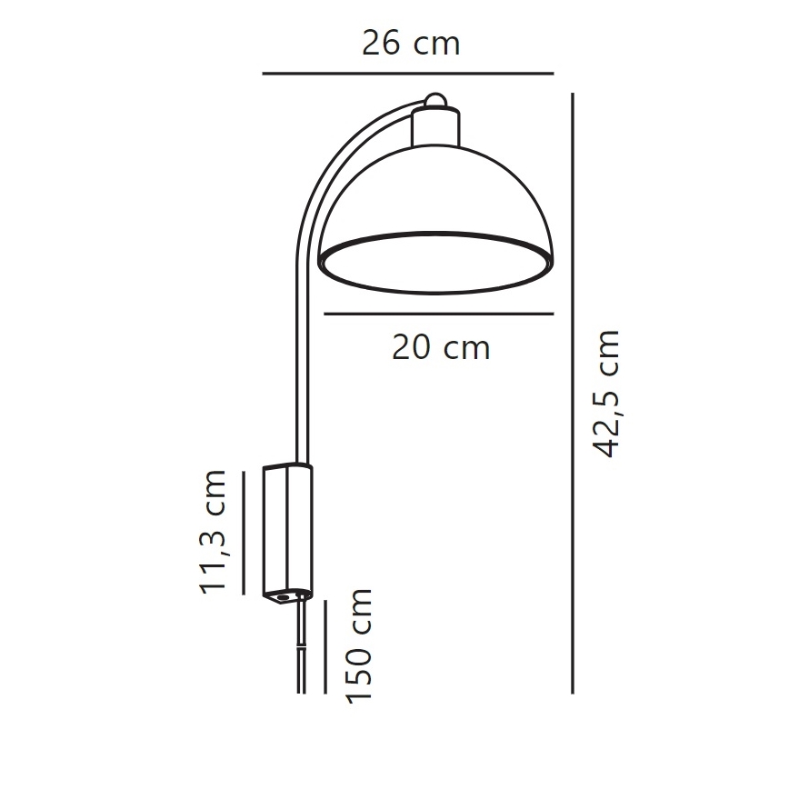 Lampă de perete Nordlux ELLEN 1xE14/40W/230V auriu