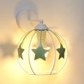 Lampă de perete pentru copii STARS 1xE27/15W/230V verde/alb