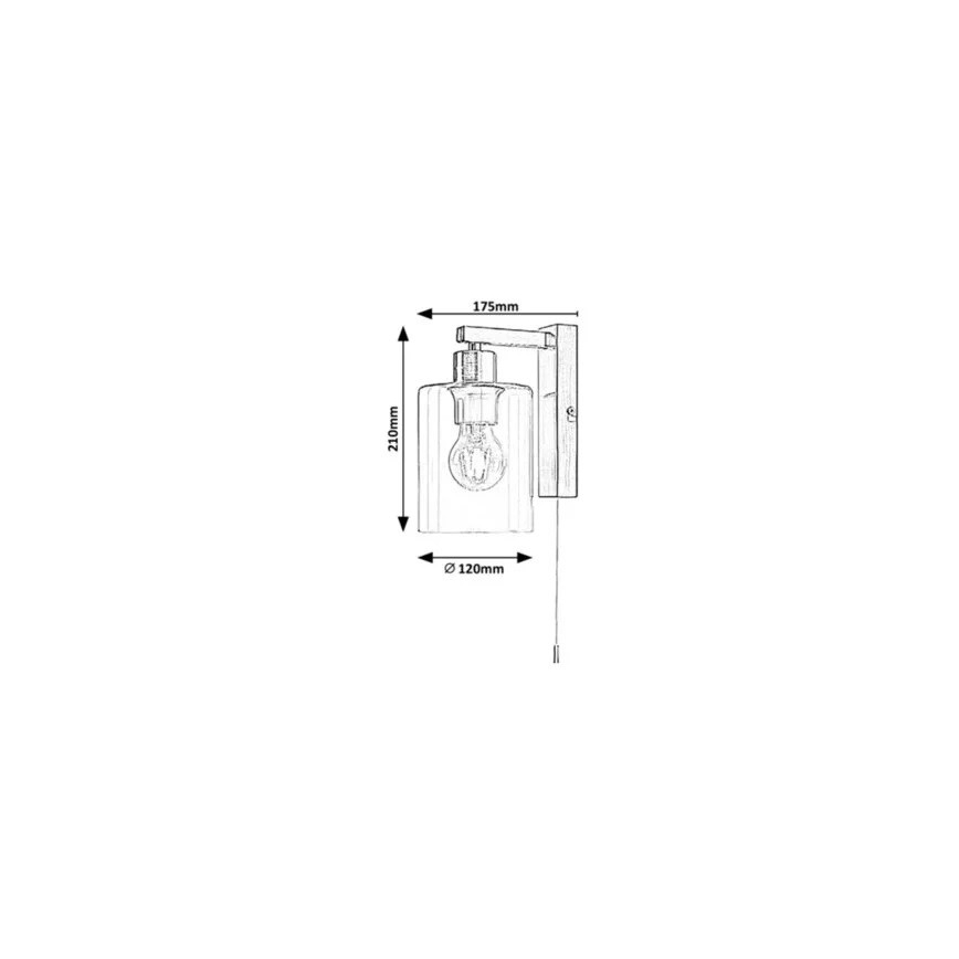 Lampă de perete Rabalux 1xE27/40W/230V