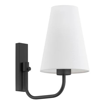 Lampă de perete SAFIANO 1xE27/15W/230V negru Argon 8376