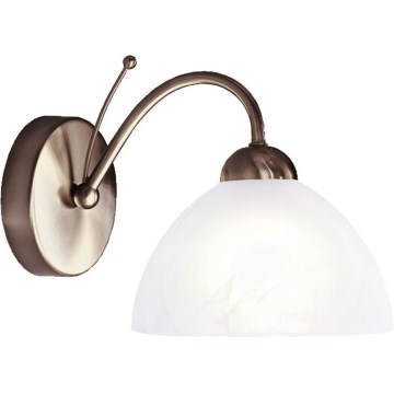 Lampă de perete Searchlight MILANE 1xE14/60W/230V alamă