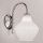 Lampă de perete SIRU LONDON 1xE27/60W/230V alb/crom lucios sticlă venețiană