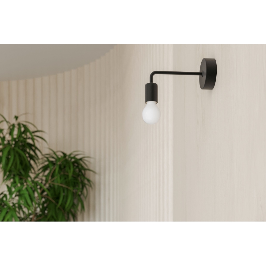 Lampă de perete NORAH 1xE27/15W/230V negru